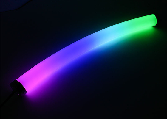 디지털 RGB RGBW 화소 LED 네온 스트립 DC5V 12V 24V 지름 40 밀리미터 풀 컬러