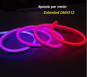 IP68 DMX512 야외 주도하는 네온사인 플렉스 불빛 디지털 RGB 네온사인은 장비를 이끌었습니다