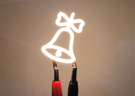 3V COB 유연 필라멘트 촛불 다이오드 LED 크리스마스 라이트 휴가 파티 사랑 편지 장식 램프 DIY
