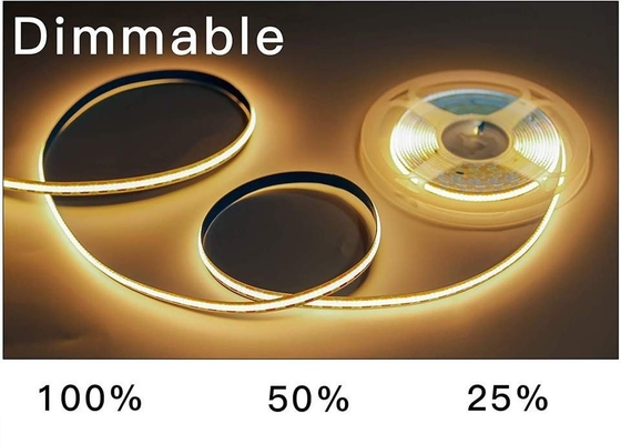 DC12V LED 테이프 리본 빛 400 레드스 8 밀리미터 10 밀리미터 줄인 IP20 드오틀스 탄력적이 COB LED 스트립