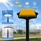 ABS 60w LED 태양 정원 조명 IP67 야외 도로 거리 경로 홈 야드