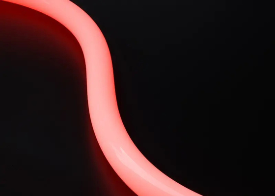 디지털 라이트 바 주소형 RGB LED 네온 360° 원형 25mm 마법 색상 외부 제어