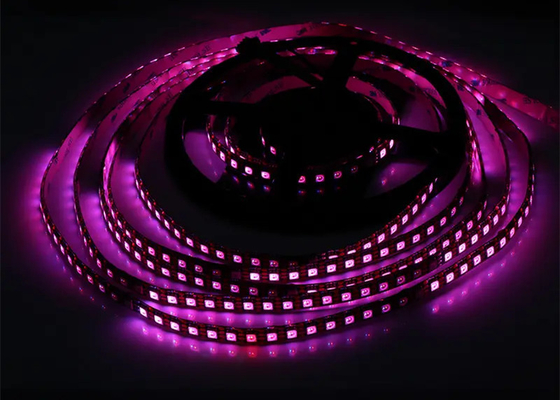 DC12V 디지털 듀얼 신호 라인 IP20 WS2815 SMD5050 96 led/m l RGB IC 주소형 LED 스트립