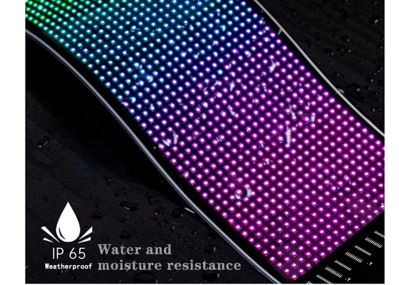 픽셀 RGB LED 유연 디스플레이 앱 블루투스 자동차 광고 화면 자동차 Ip65 방수 소프트 디지털 디스플레이 화면
