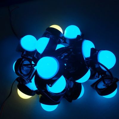 6 PC SMD 5050 LED 화소 램프 Rgb 화소 광은 우유빛 커버로 50 밀리미터 / 60 밀리미터를 묶습니다