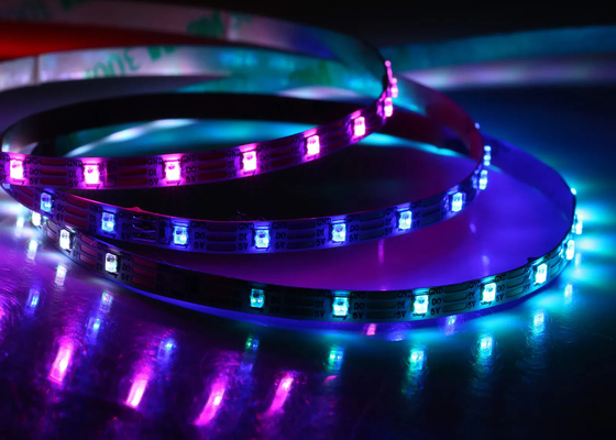 WS2812C 2020 90/120leds 마법 컬러 샌드 테이블 램프 미니 4MM LED 스트립 라이트