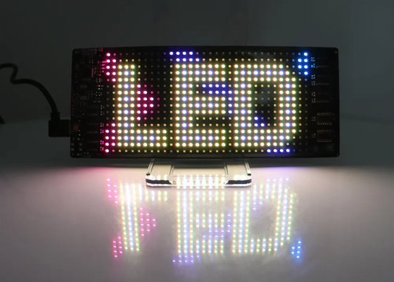 자동차 트럭용 사용자 지정 모드 LED 애니메이션 신호 5VDC USB/2A 스크롤 텍스트 120x595mm 화면