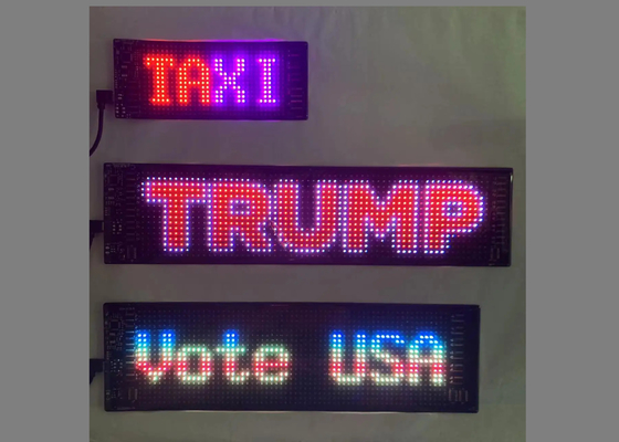 DIY LED 택시 창 디스플레이 자동차 광고용 LED 화면 JDM 자동차 광고용 사용자 정의 디자인