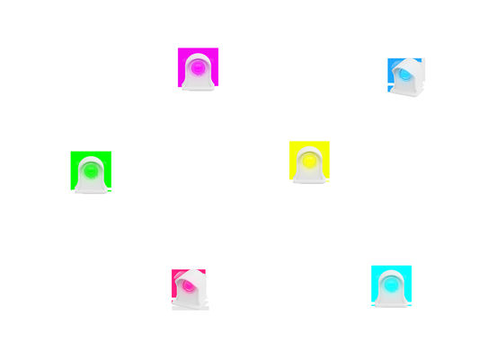 주소형 RGB IP68 방수 LED Eave 라이트 크리스마스 장식