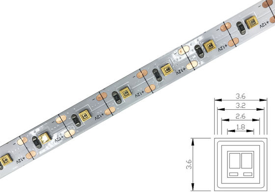 UV 자외선 블랙라이트 LED 스트립 270nm 365nm 고방사선 강도 살균 살균 치료 보라색 UV LED 스트립