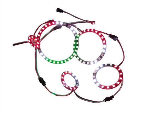 Digital Full Color RGB WS2812 SK6812 IC Pixel DC5V Circle Led Ring