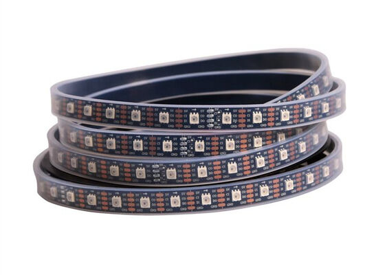 방수 SK9822/APA102/APA102c RGB LED 스트립 대용량 60LEDs/M 주소형 스마트 스트립 조명 경관 DC5V