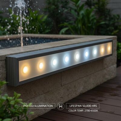 IP65 LED 조명 조명 50 천 시간 수명 및 넓은 색상 온도 범위 2700 ~ 6500K 야외에 적합